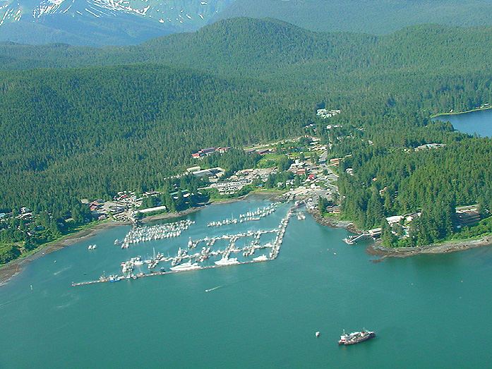 Auke Bay, Alaska - From a Helicopter.